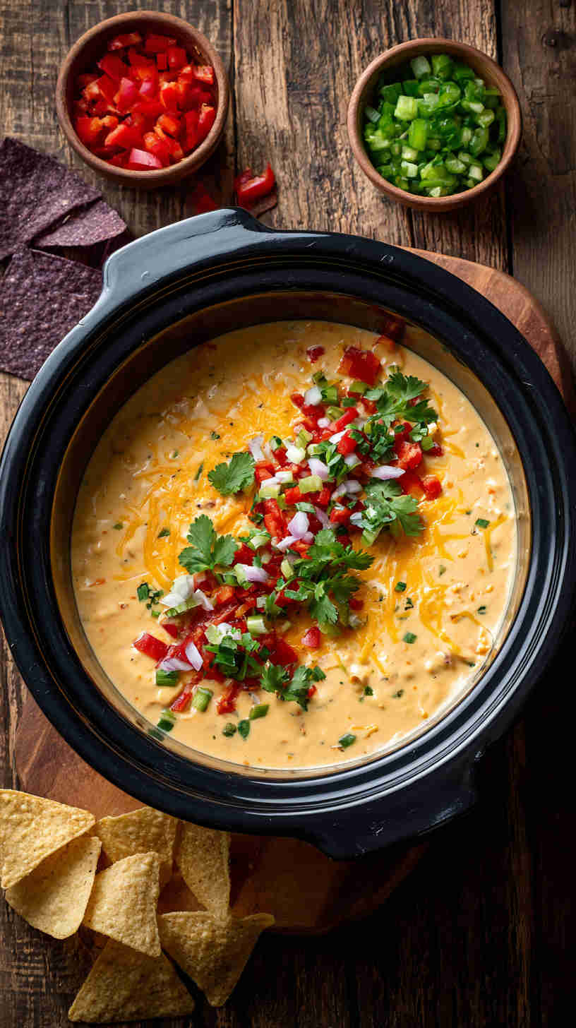 Slow Cooker Nacho Cheese Dip