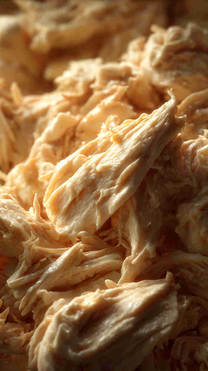 Slow Cooker Pulled Chicken with Creamy Ranch Sauce