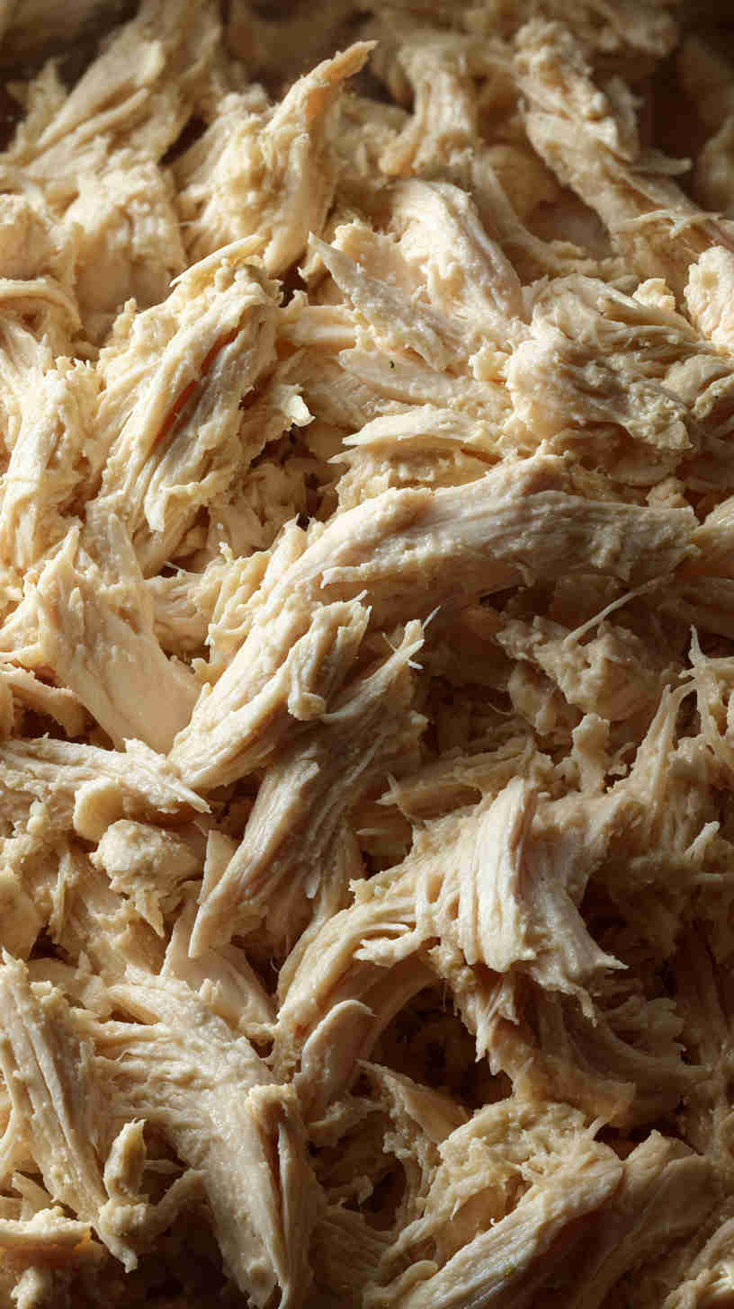 Slow Cooker Pulled Chicken with Creamy Ranch Sauce