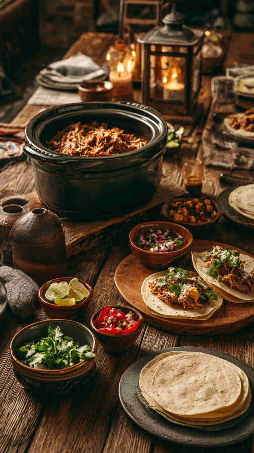 Slow Cooker Pulled Pork Taco Filling