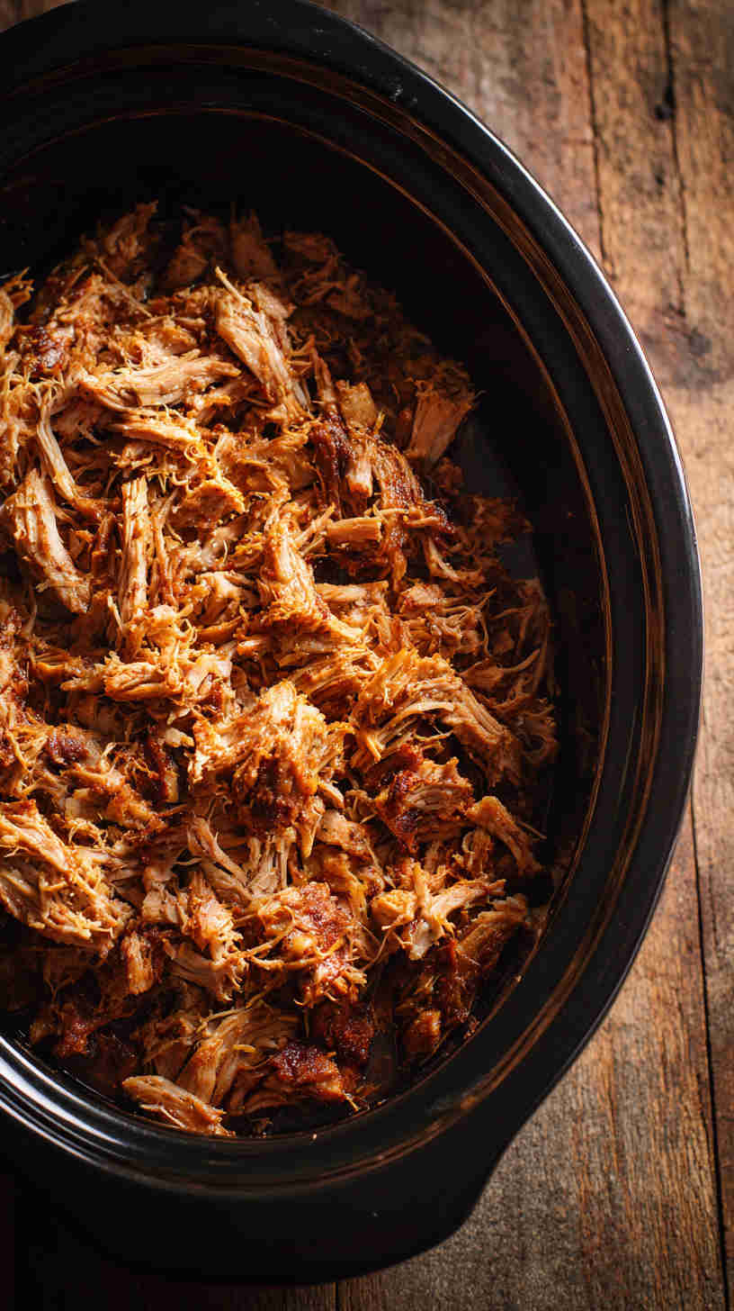 Slow Cooker Pulled Pork Taco Filling