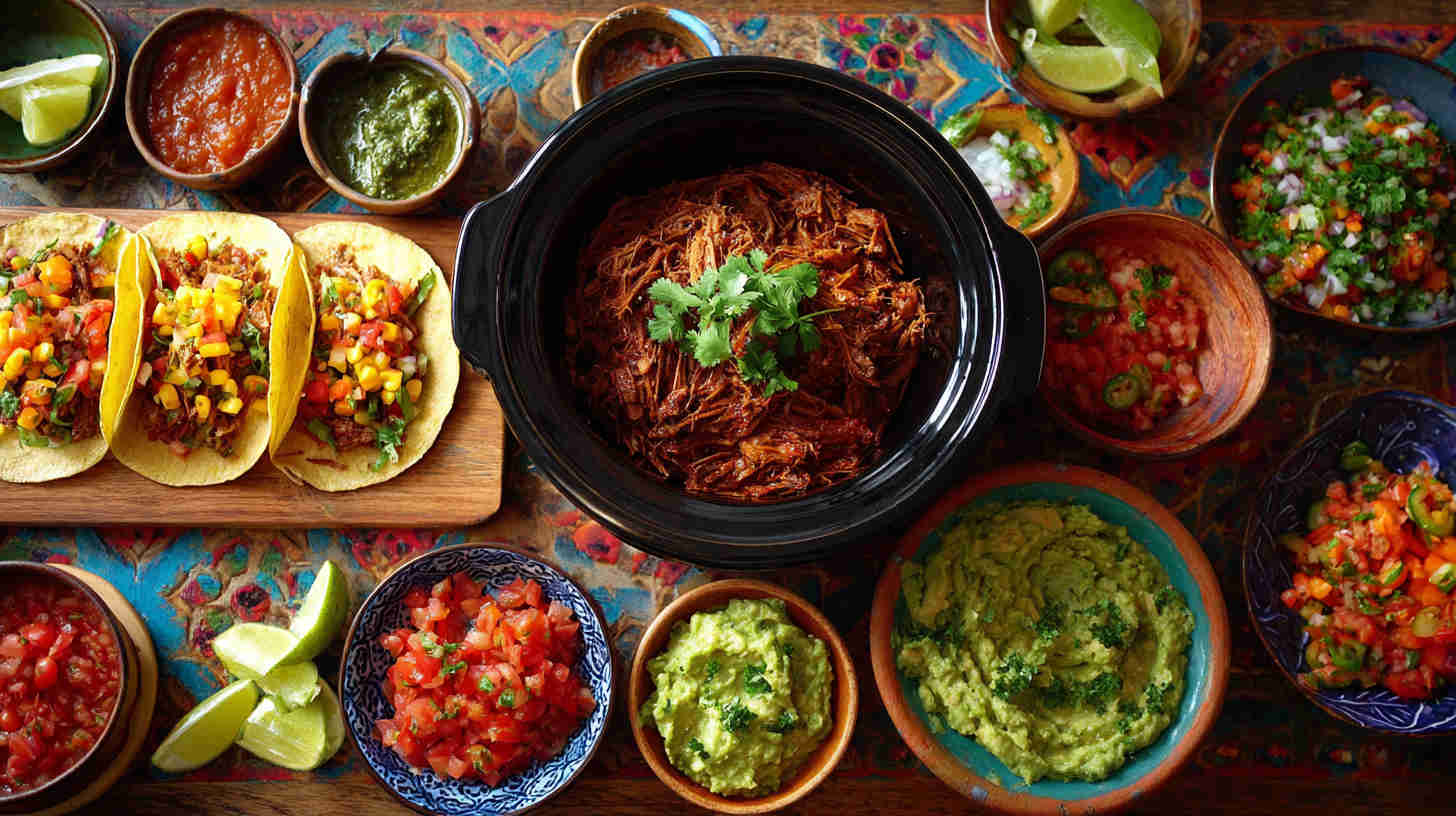Slow Cooker Pulled Pork Taco Filling