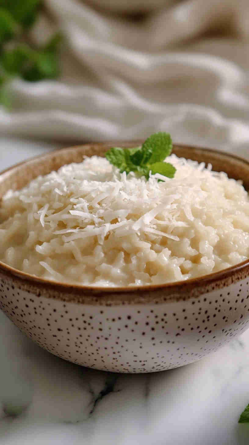 Slow Cooker Rice Pudding with Coconut Milk & Honey