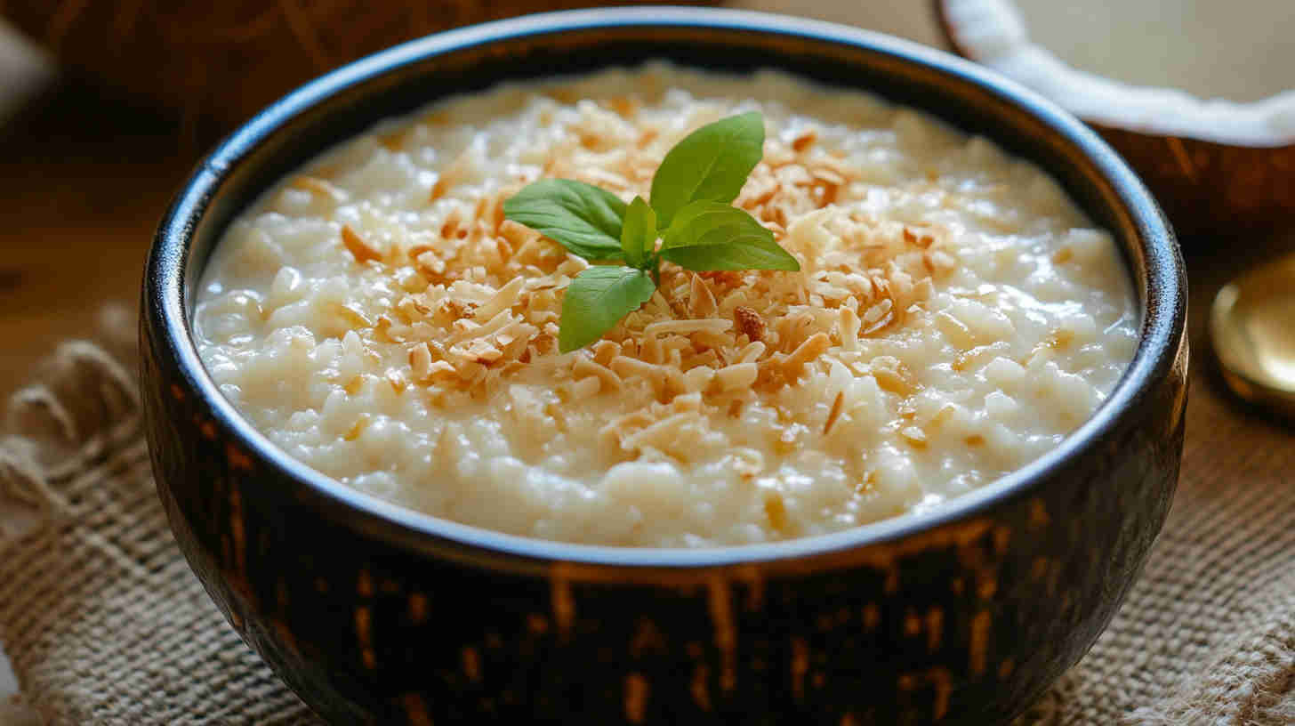 Slow Cooker Rice Pudding with Coconut Milk & Honey