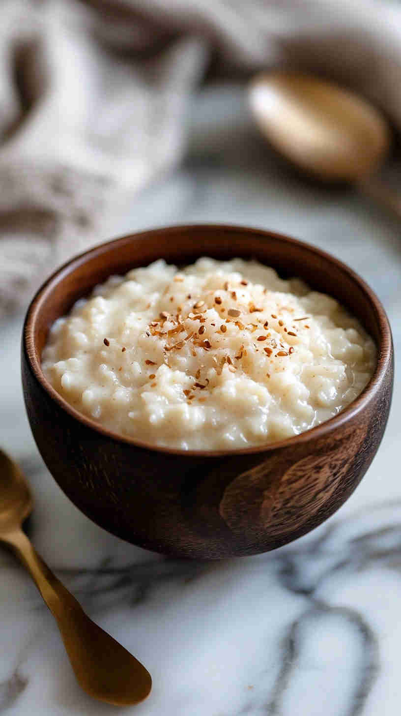Slow Cooker Rice Pudding with Coconut Milk & Honey