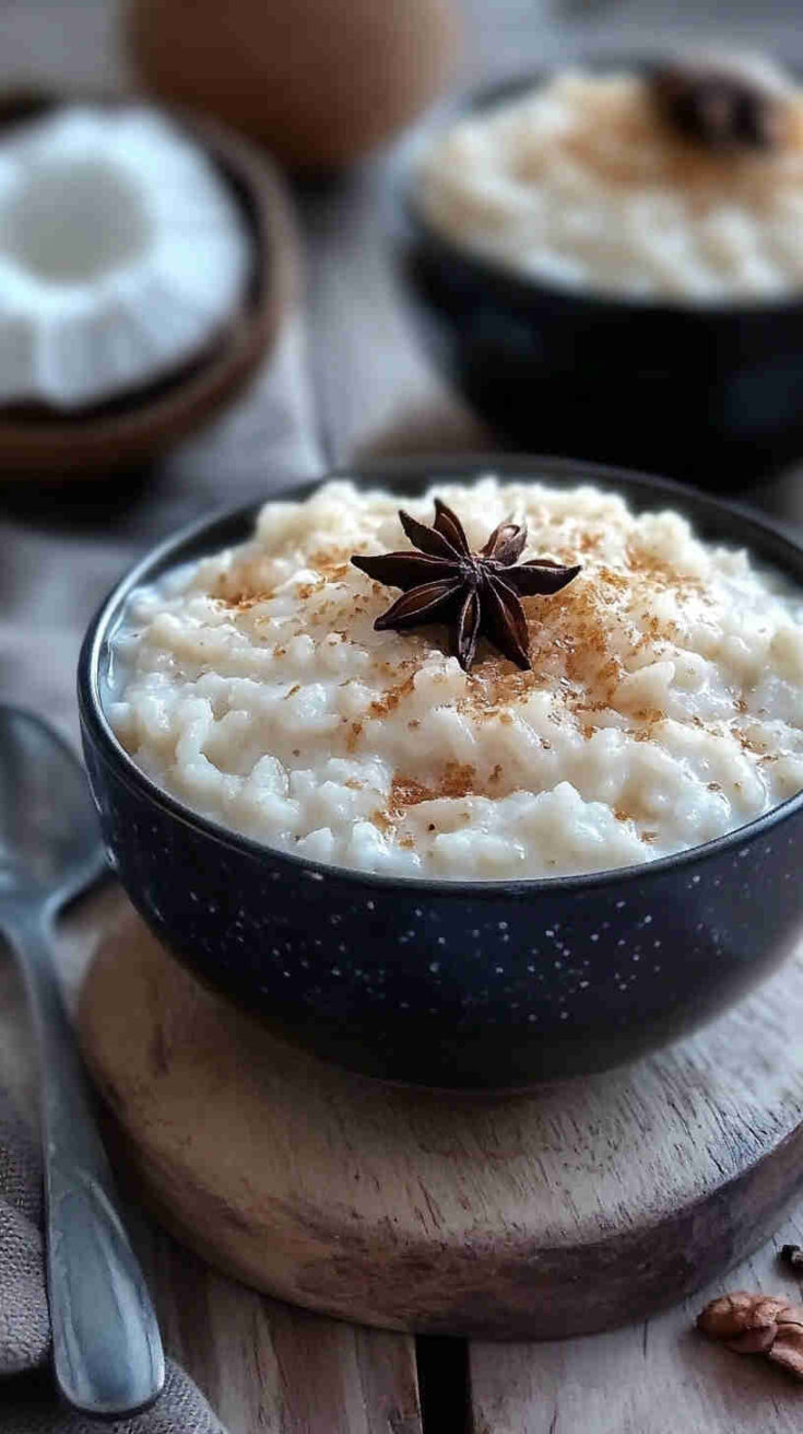 Slow Cooker Rice Pudding with Coconut Milk & Honey