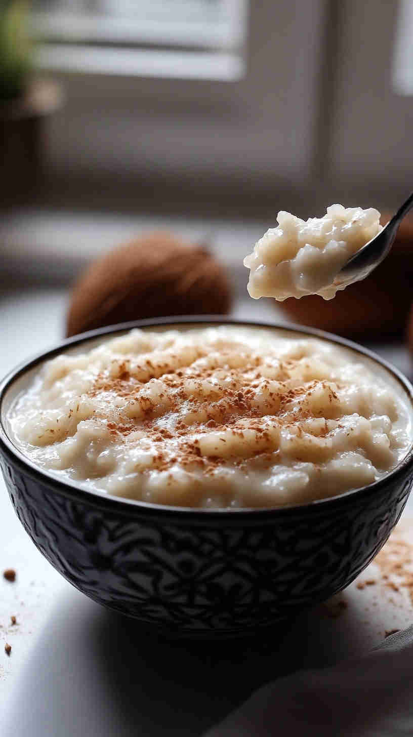Slow Cooker Rice Pudding with Coconut Milk & Honey