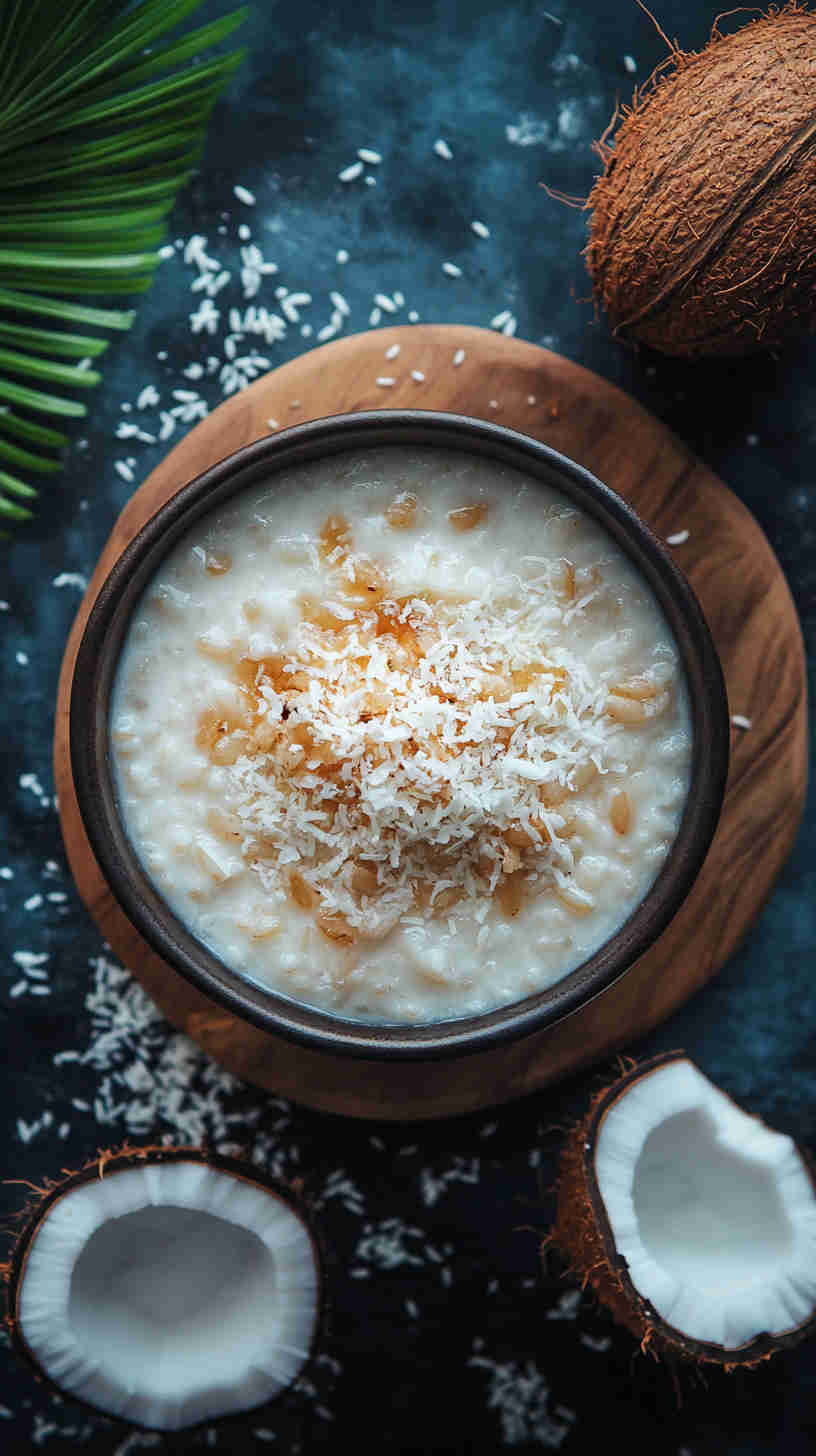 Slow Cooker Rice Pudding with Coconut Milk & Honey