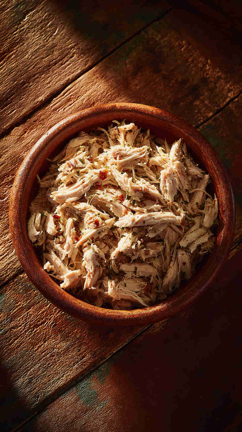 Slow Cooker Shredded Chicken Taco Filling