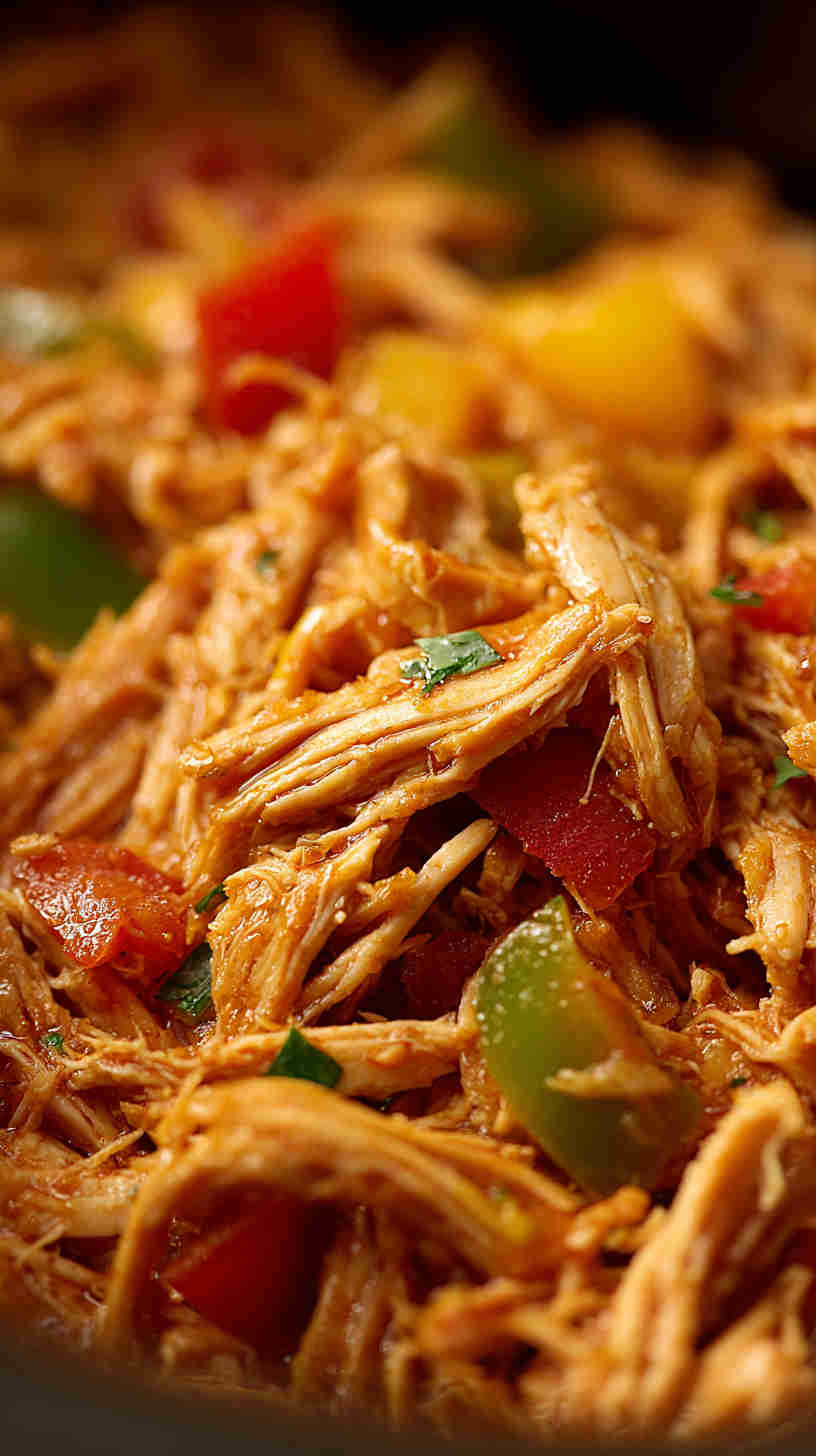Slow Cooker Shredded Chicken Taco Filling