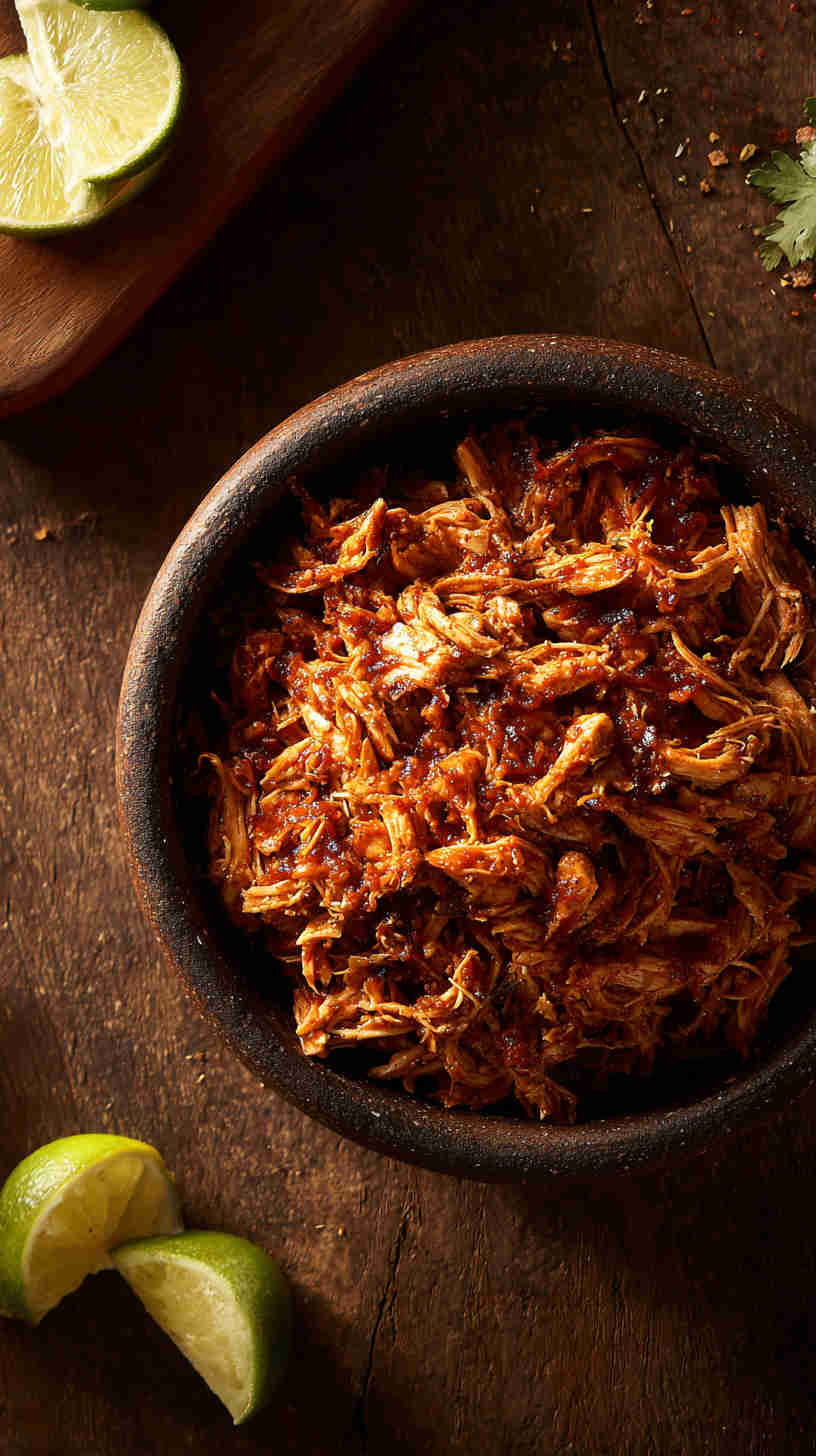 Slow Cooker Shredded Chicken Taco Filling