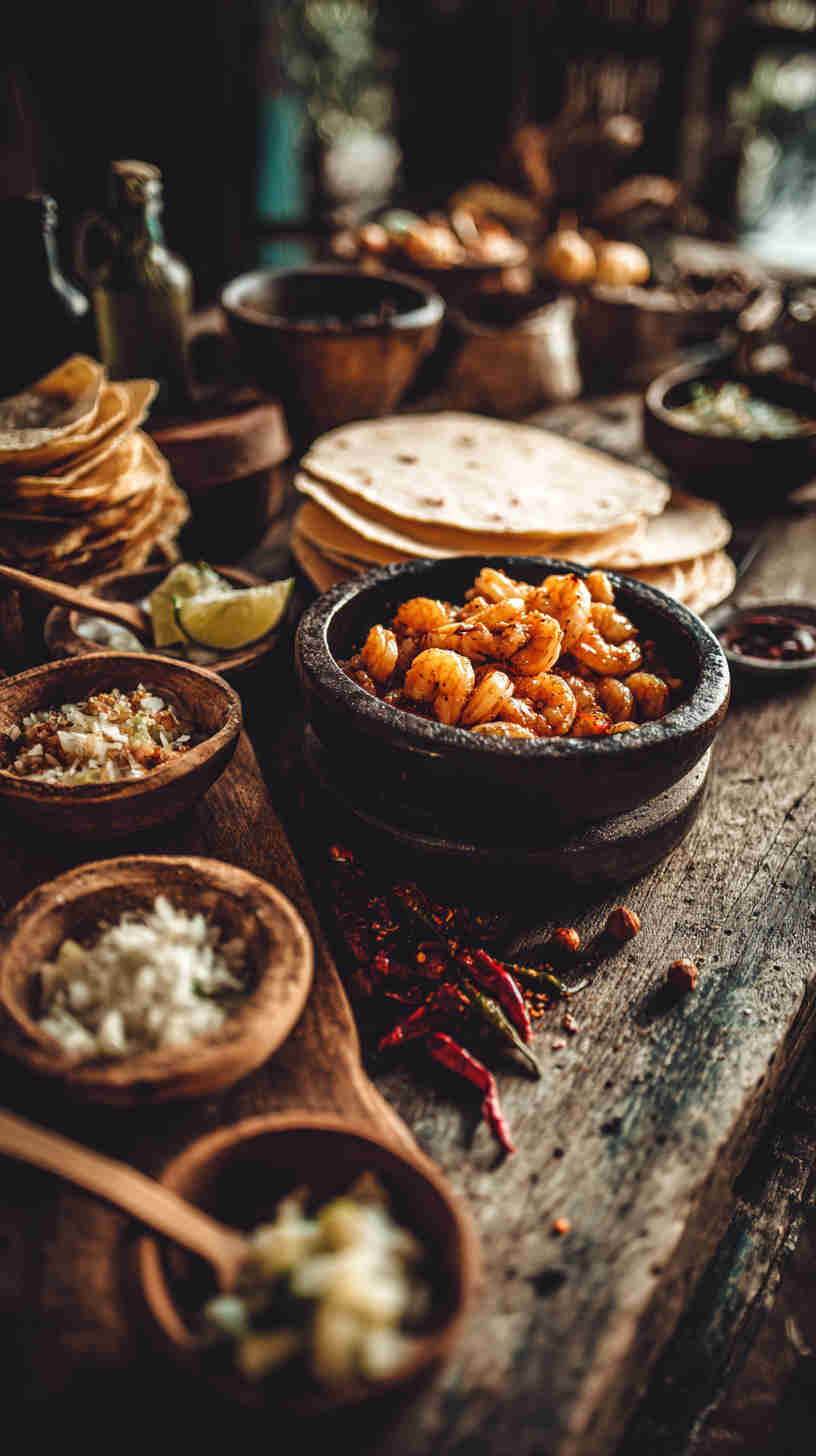 Slow Cooker Spicy Shrimp Taco Filling