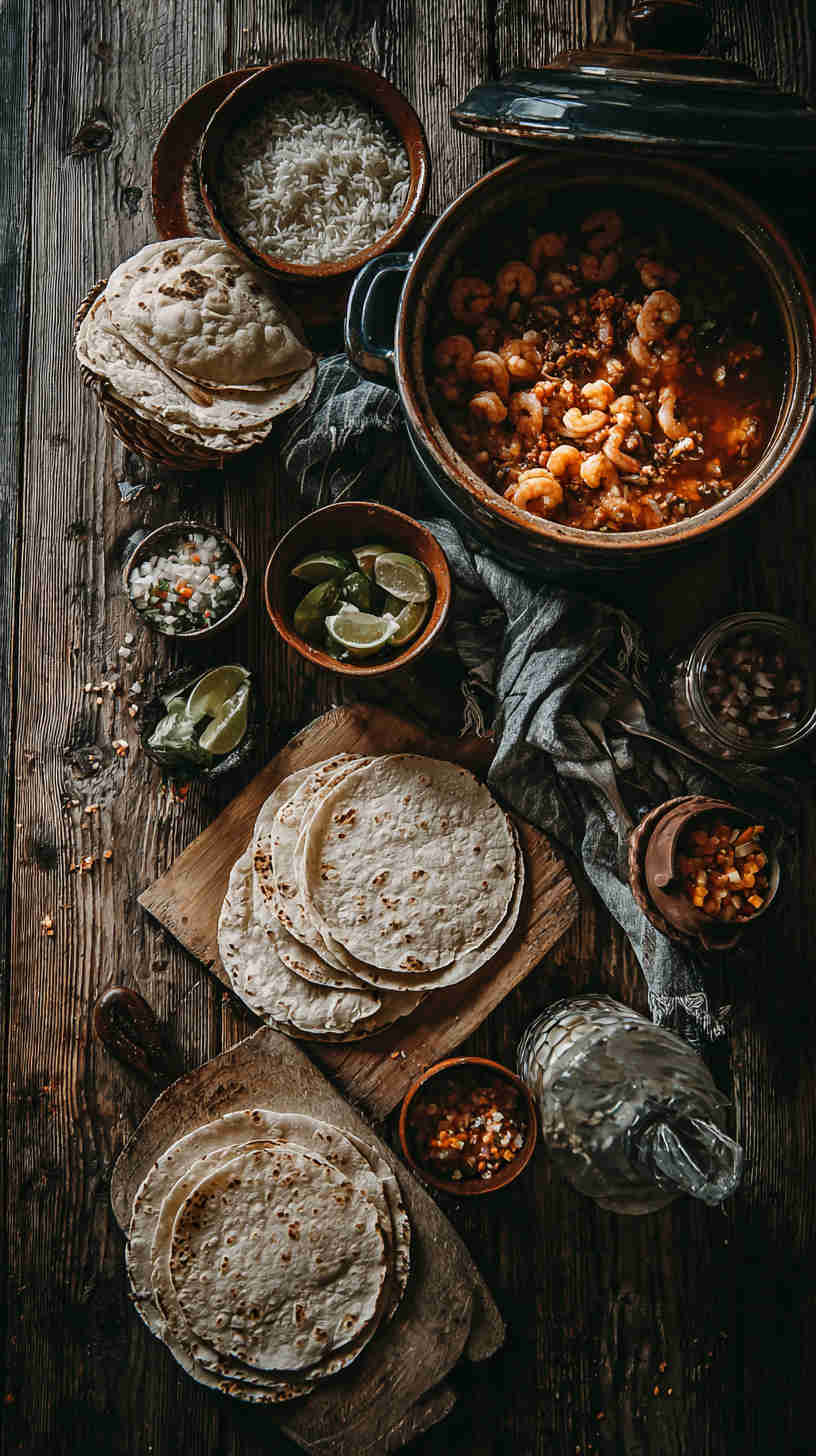 Slow Cooker Spicy Shrimp Taco Filling