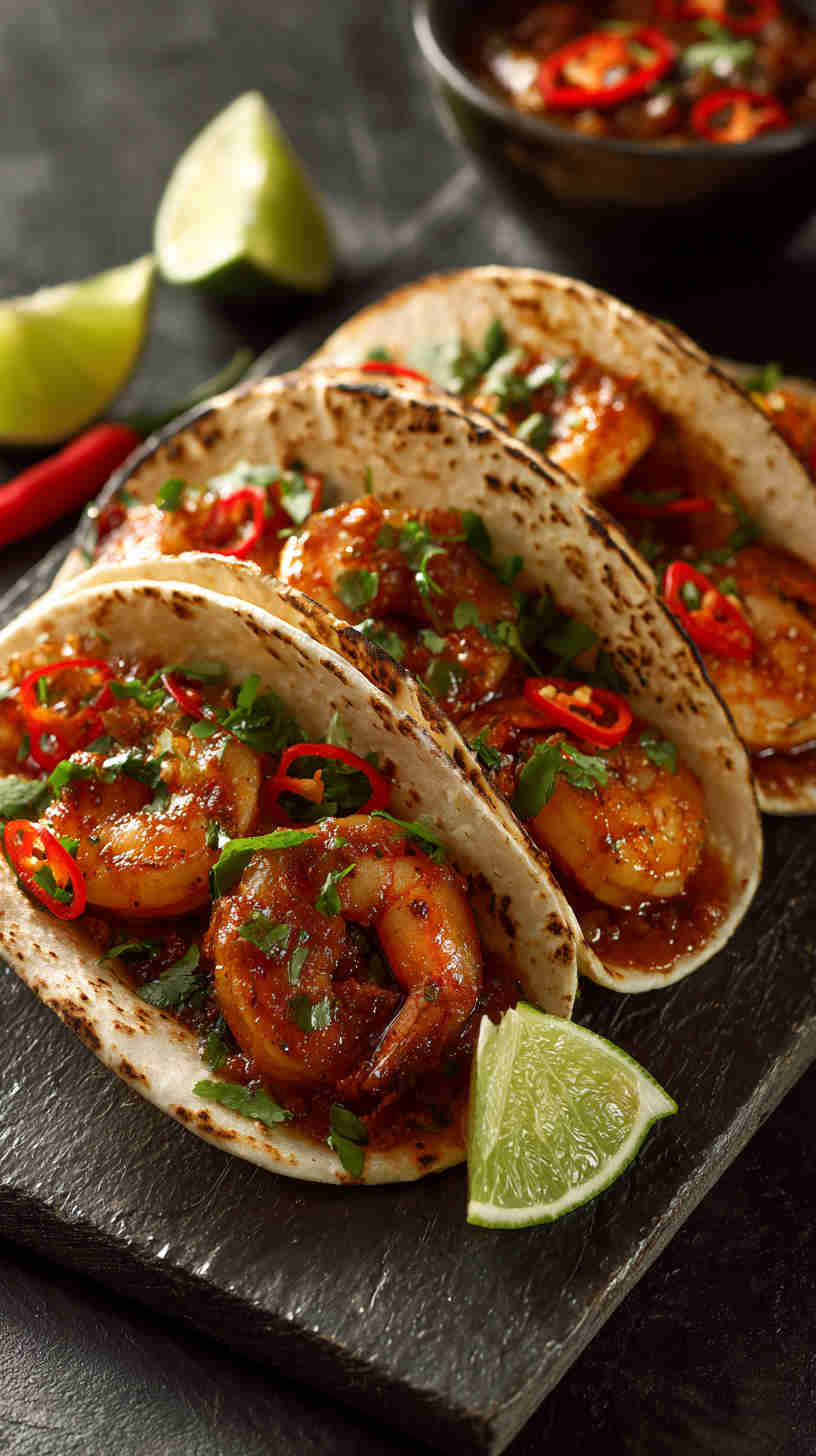 Slow Cooker Spicy Shrimp Taco Filling