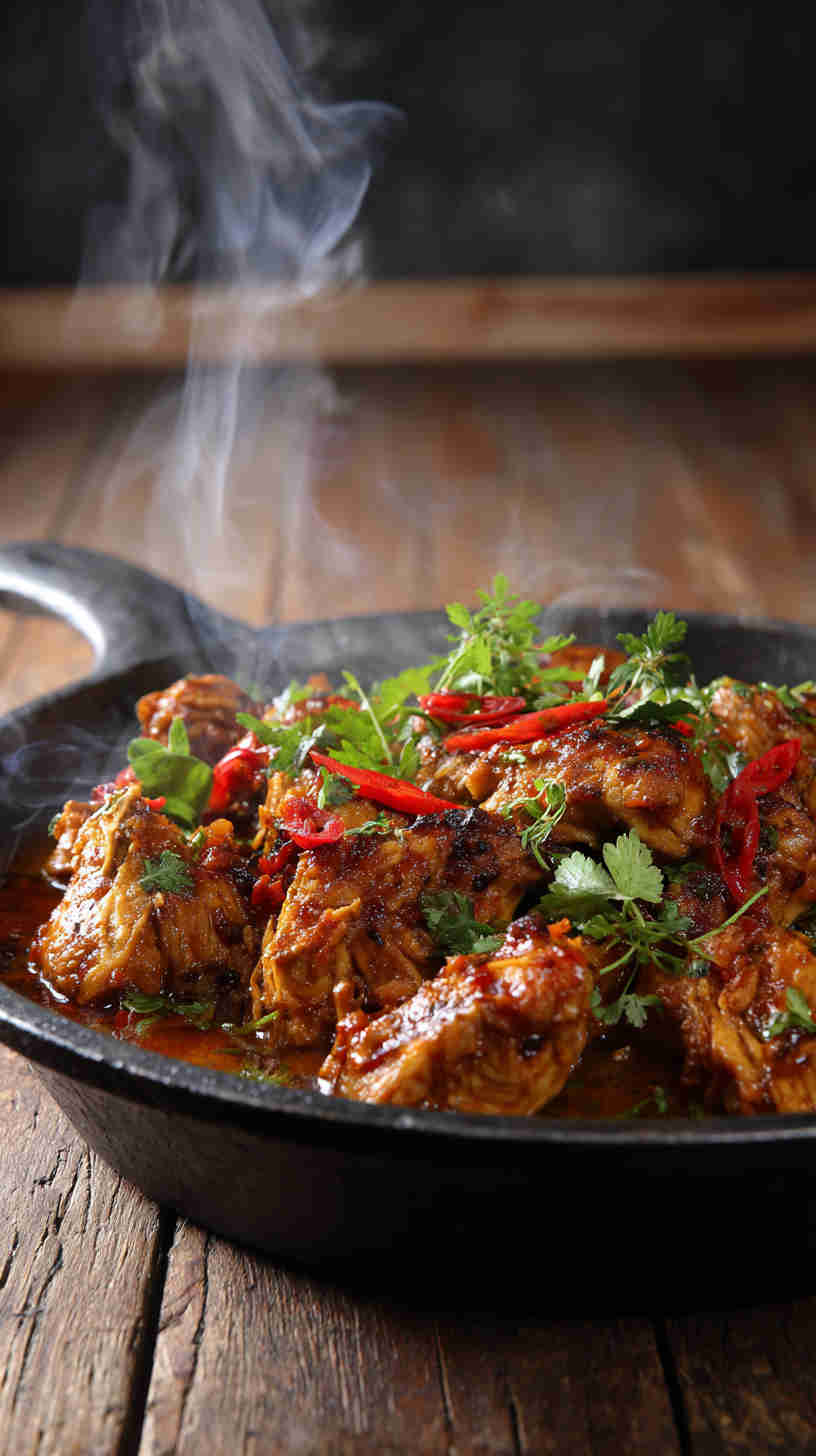 Slow Cooker Sweet Chili Pulled Chicken