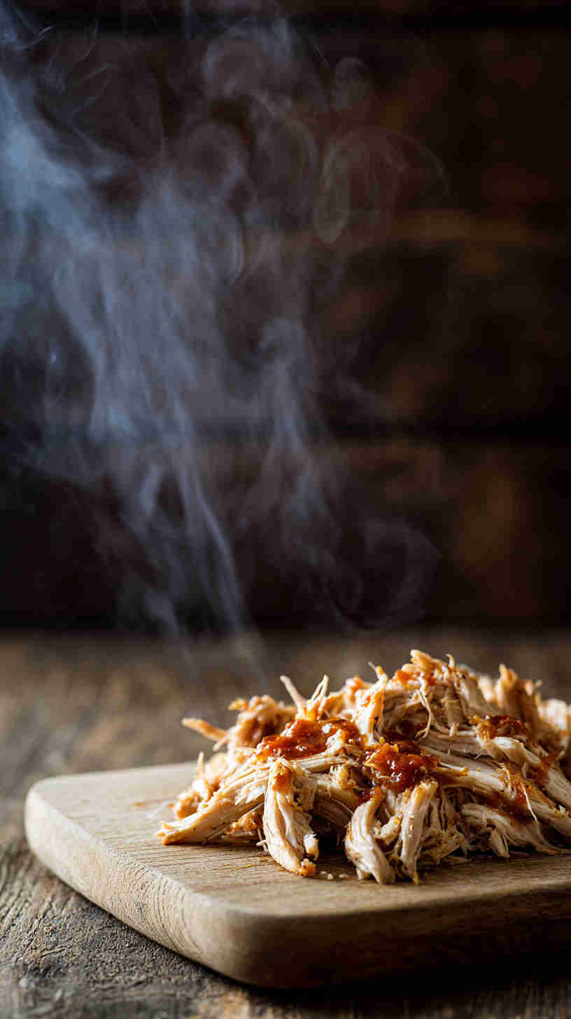 Slow Cooker Sweet Chili Pulled Chicken