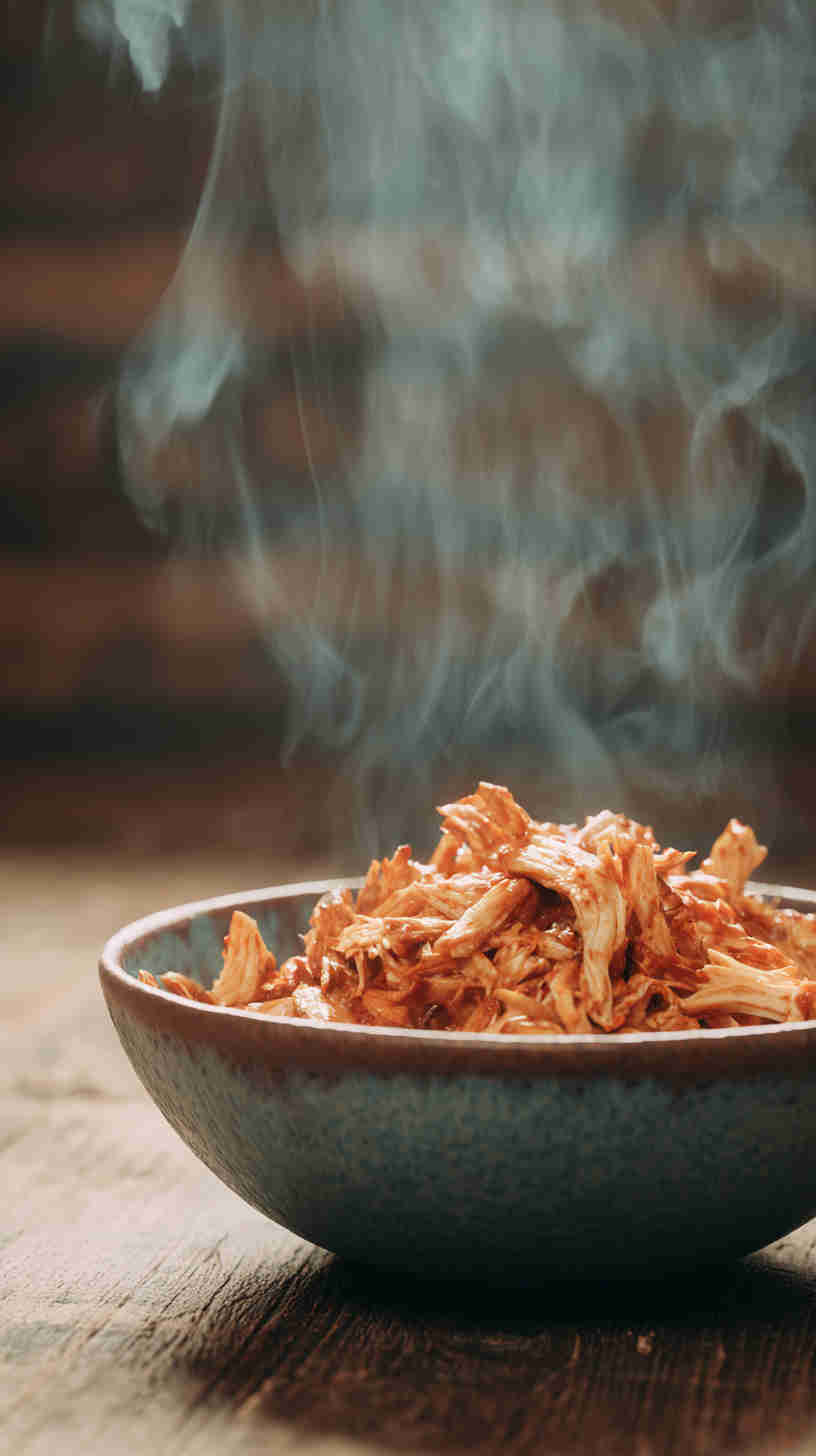 Slow Cooker Sweet Chili Pulled Chicken