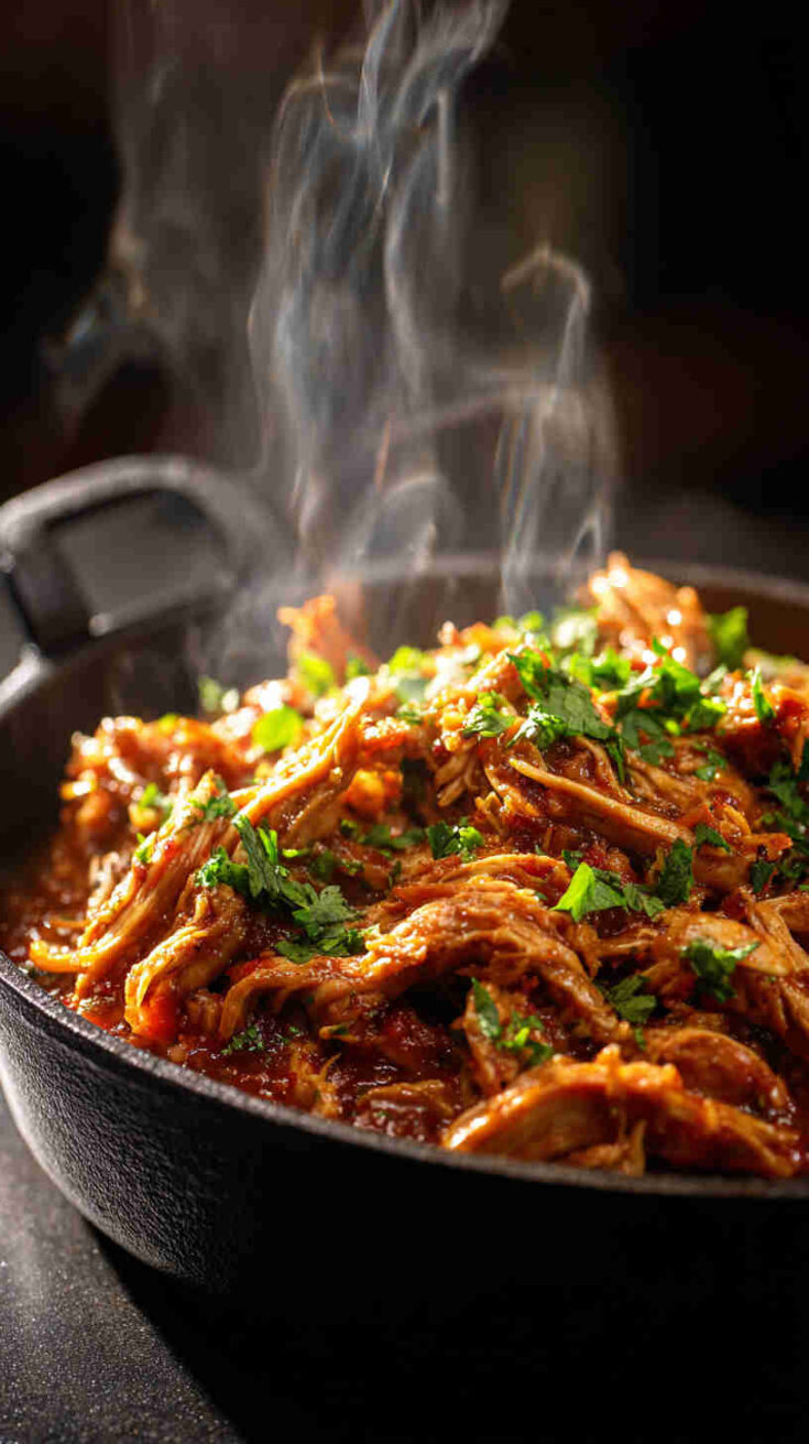 Slow Cooker Sweet Chili Pulled Chicken