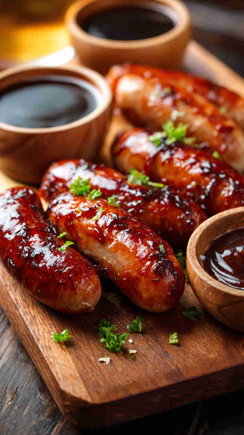 Slow Cooker Teriyaki Cocktail Sausages