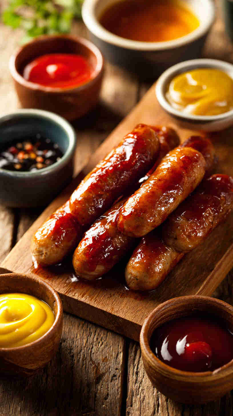 Slow Cooker Teriyaki Cocktail Sausages