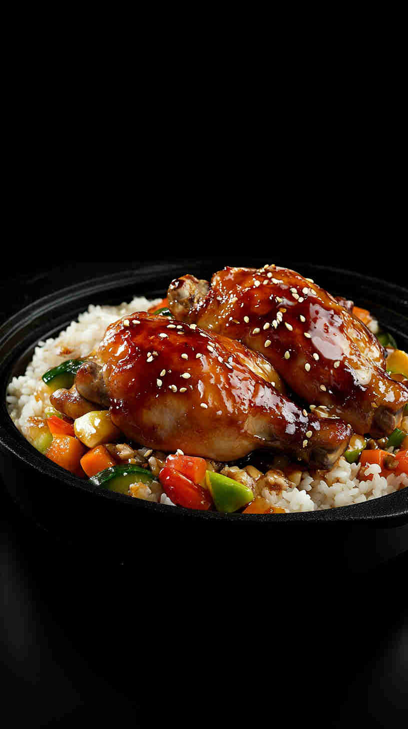 Slow Cooker Teriyaki Glazed Chicken Breast