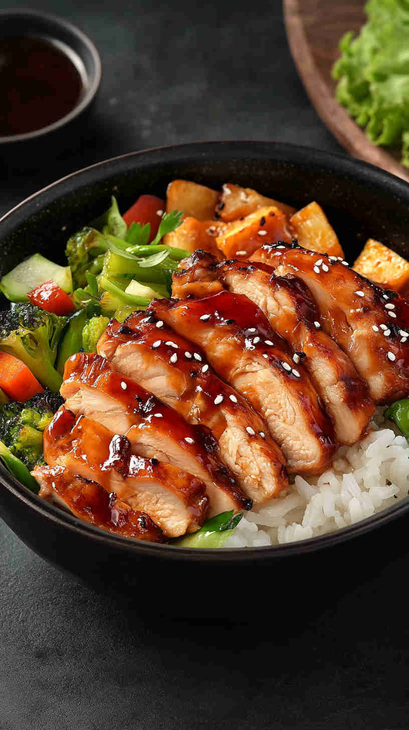 Slow Cooker Teriyaki Glazed Chicken Breast