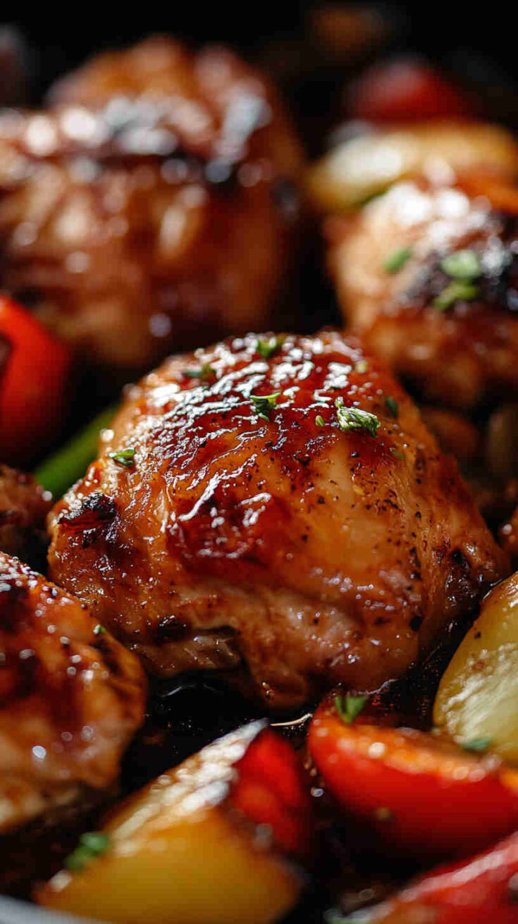 Slow Cooker Teriyaki Glazed Chicken Breast