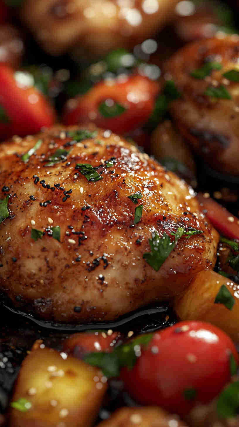 Slow Cooker Teriyaki Glazed Chicken Breast