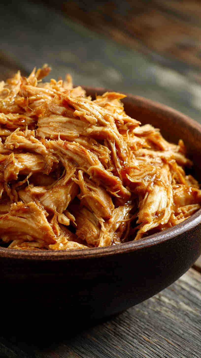 Slow Cooker Teriyaki Pulled Chicken