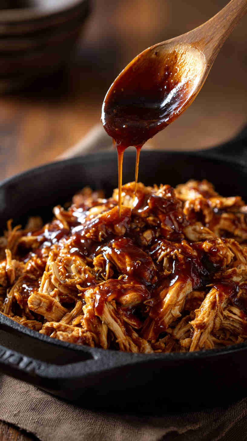 Slow Cooker Teriyaki Pulled Chicken