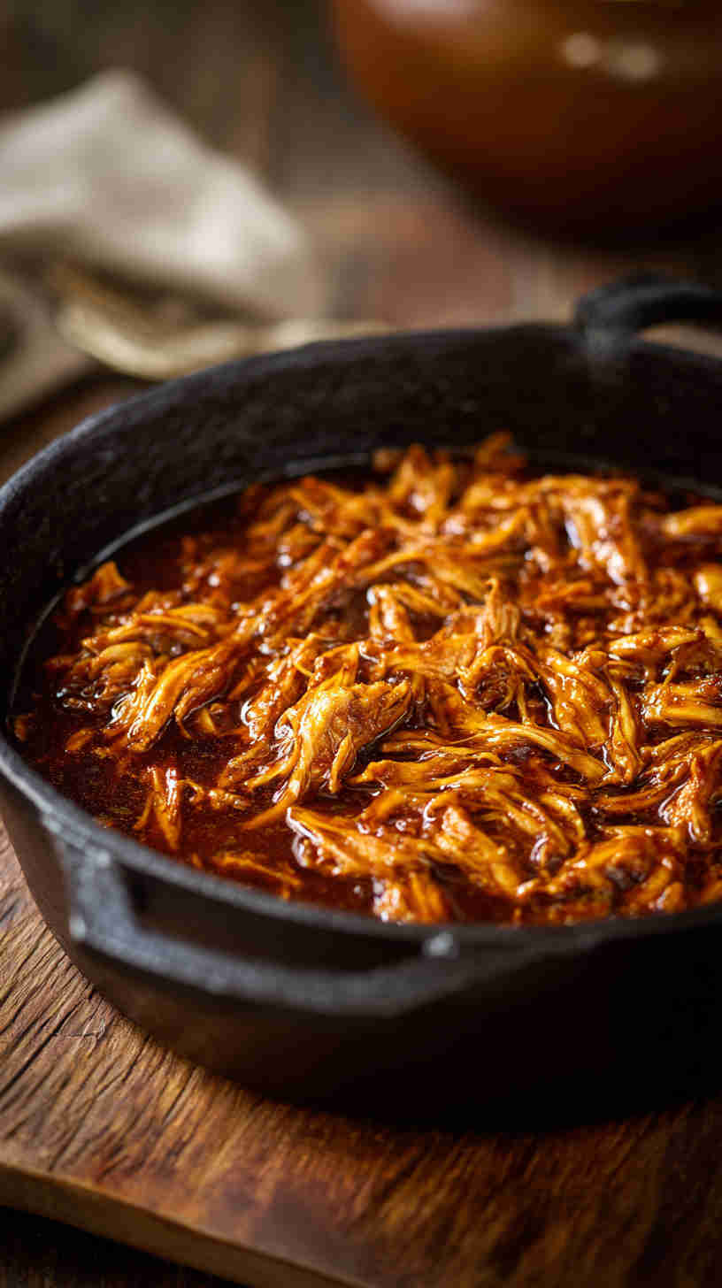 Slow Cooker Teriyaki Pulled Chicken