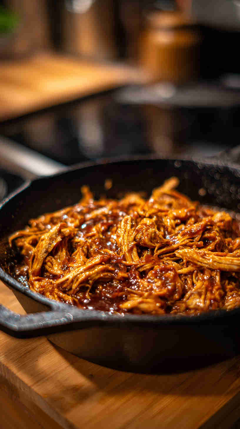 Slow Cooker Teriyaki Pulled Chicken