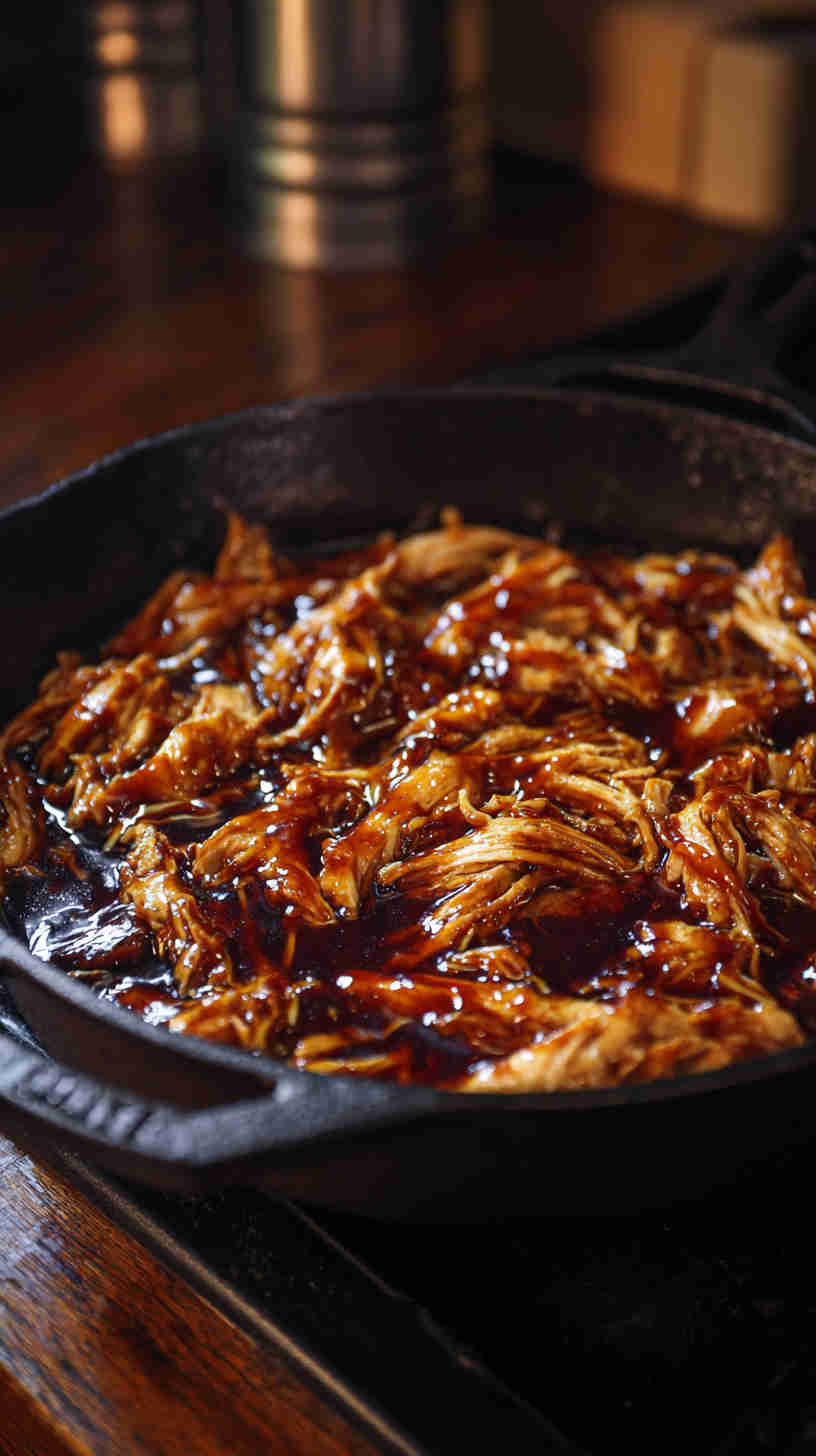 Slow Cooker Teriyaki Pulled Chicken