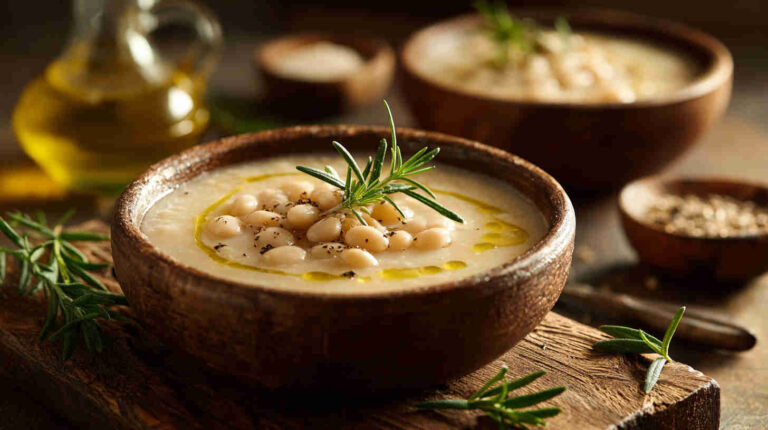 Slow Cooker Tuscan White Bean Soup