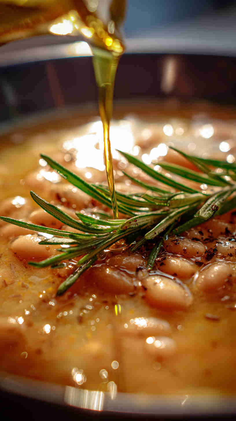 Slow Cooker Tuscan White Bean Soup