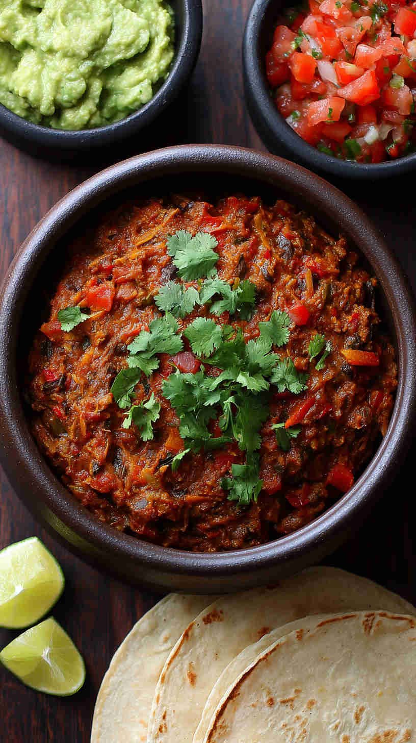 Slow Cooker Veggie Taco Filling with Peppers and Corn