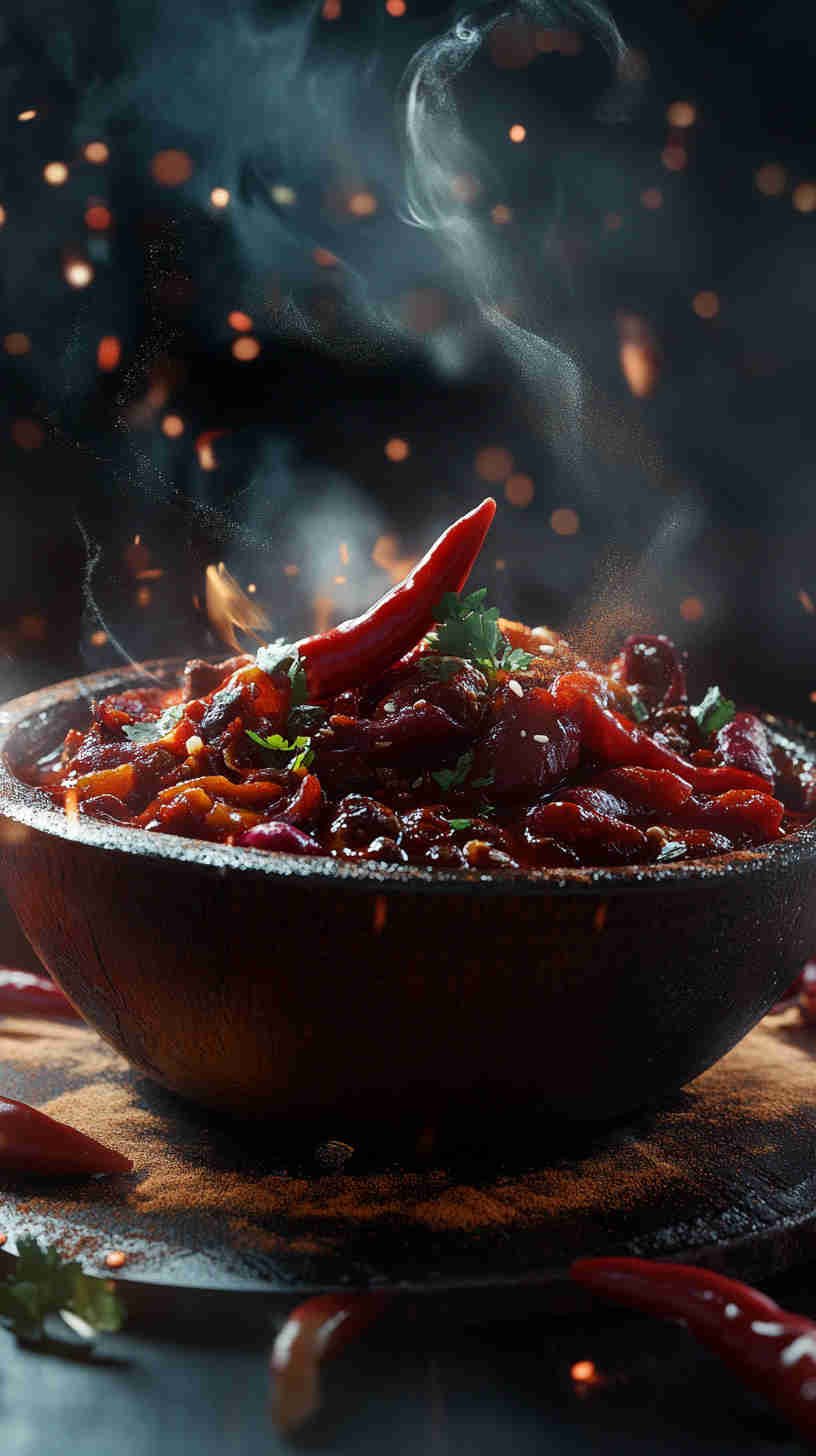 Smoky and Spicy Slow Cooker Chili