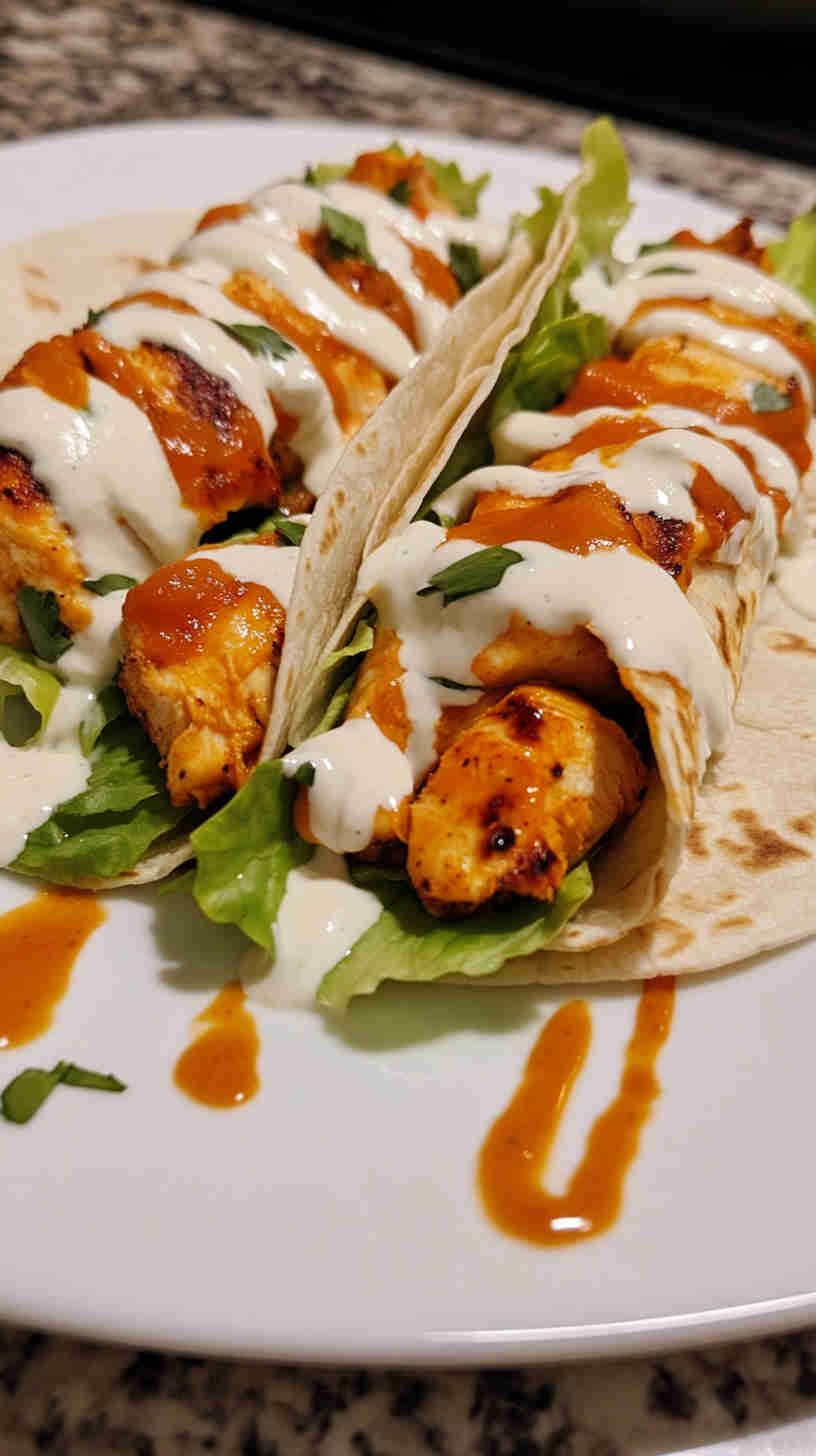 Spicy Buffalo Ranch Crockpot Chicken