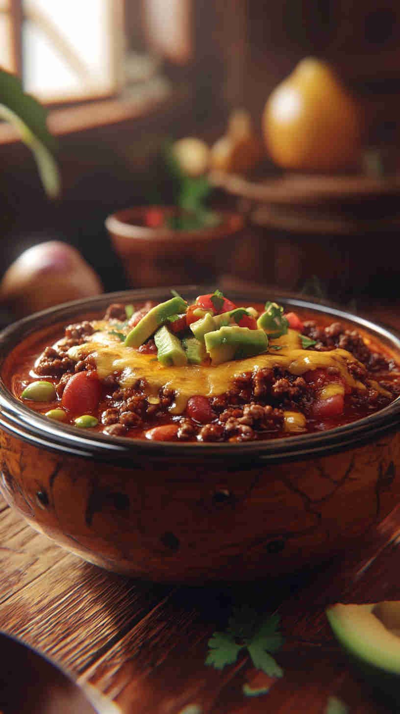 Spicy Chili with Ground Beef