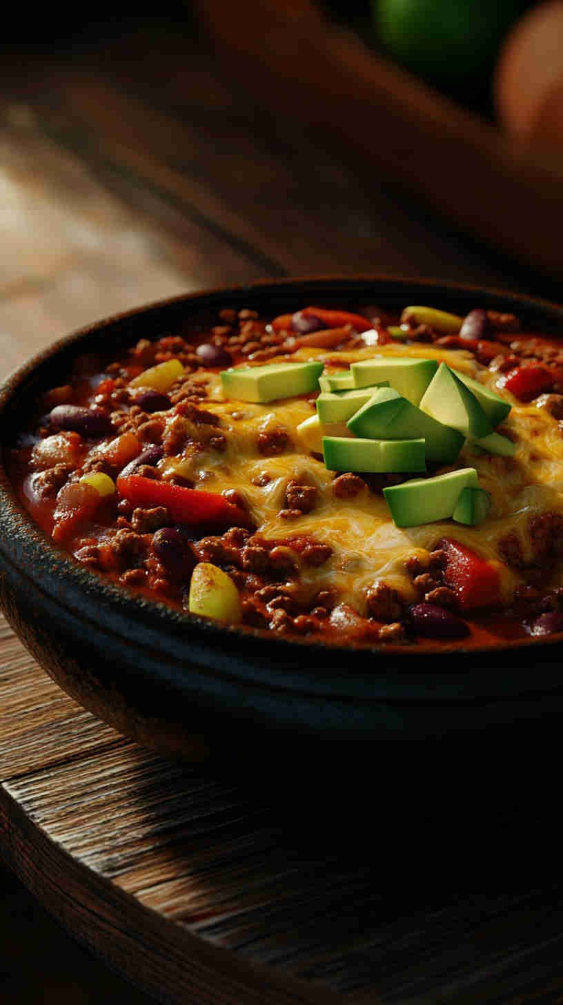 Spicy Chili with Ground Beef
