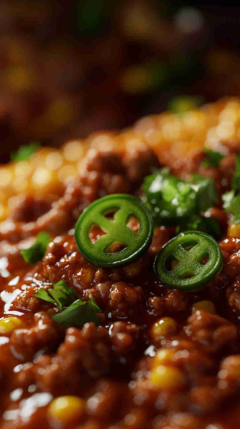 Spicy Chili with Ground Beef