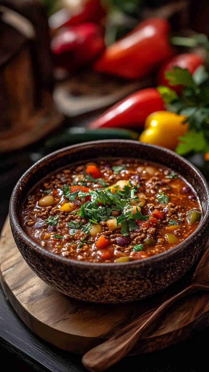 Spicy Chili with Ground Beef