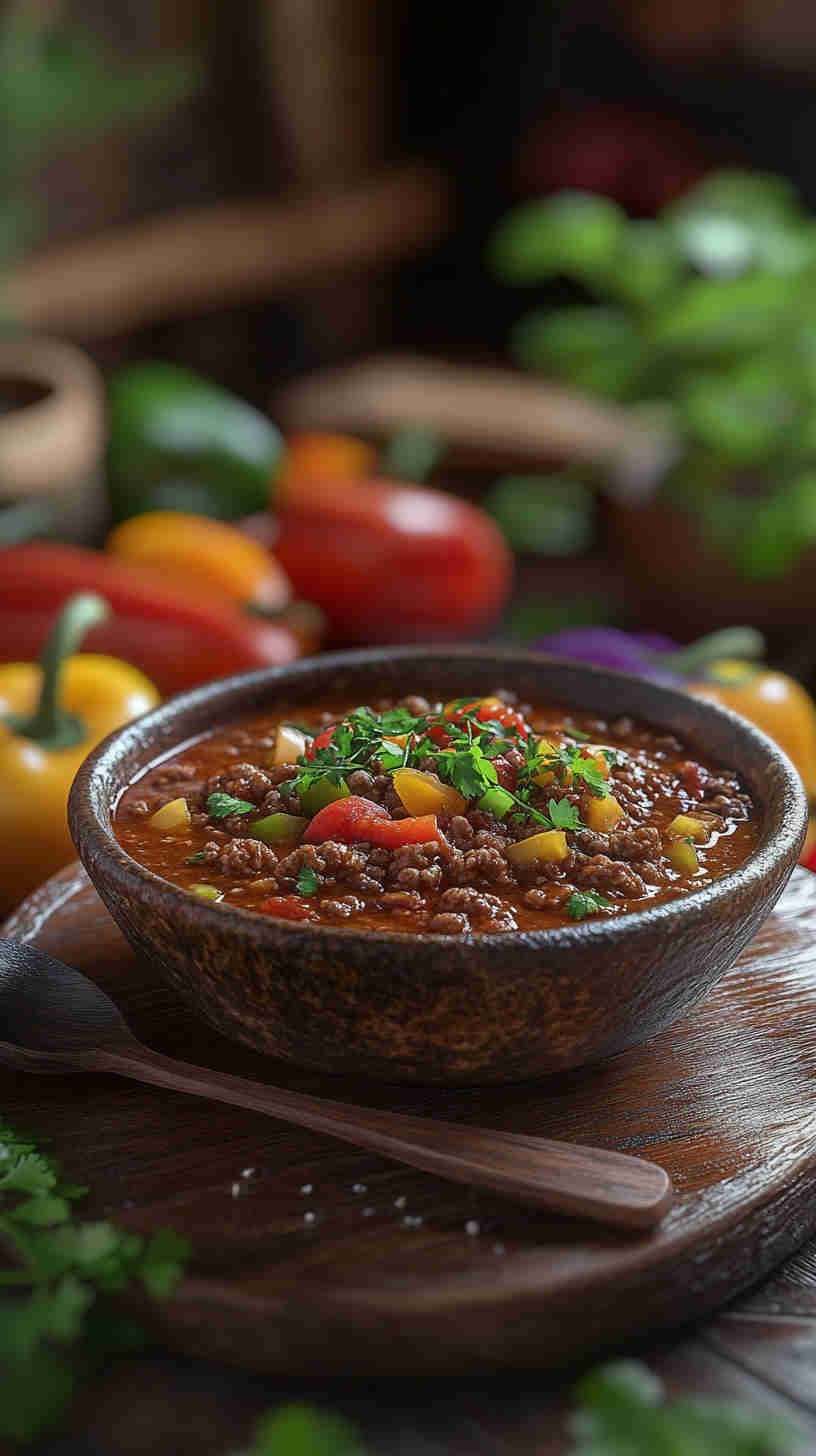 Spicy Chili with Ground Beef