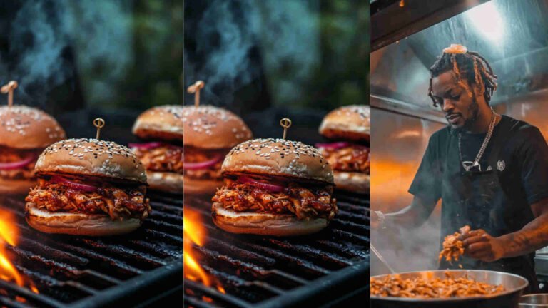 Sweet and Smoky BBQ Pulled Chicken Sandwiches