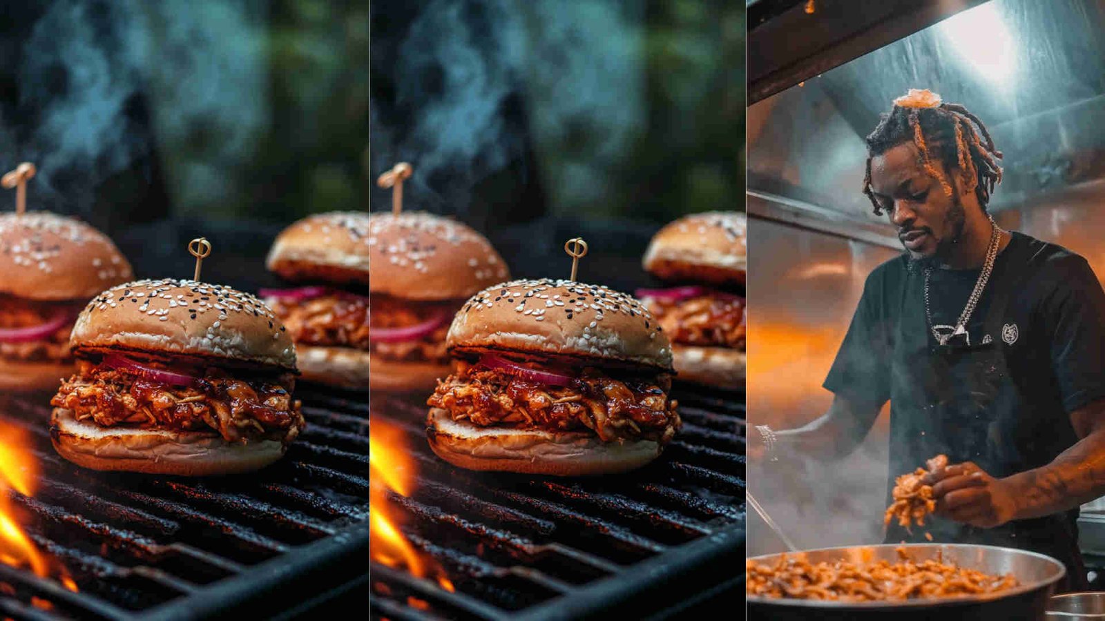 Sweet and Smoky BBQ Pulled Chicken Sandwiches