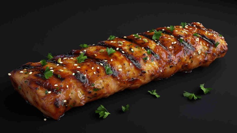 Sweet and Tangy BBQ Pork Tenderloin