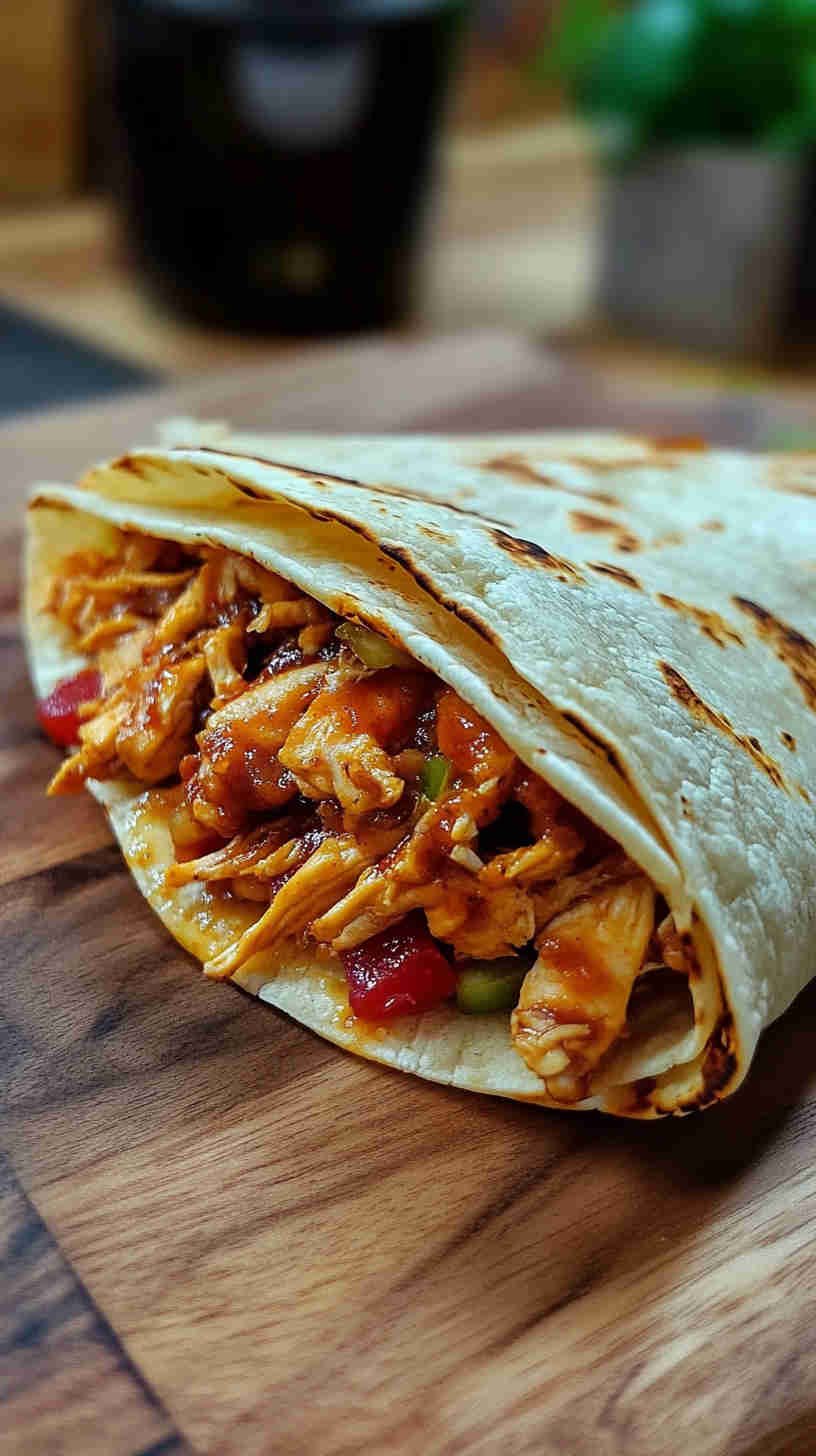 Tangy BBQ Pulled Chicken Tacos