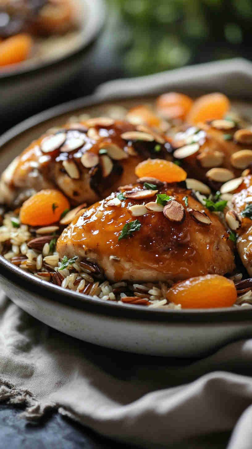 Tender Apricot Chicken with a Sweet Glaze
