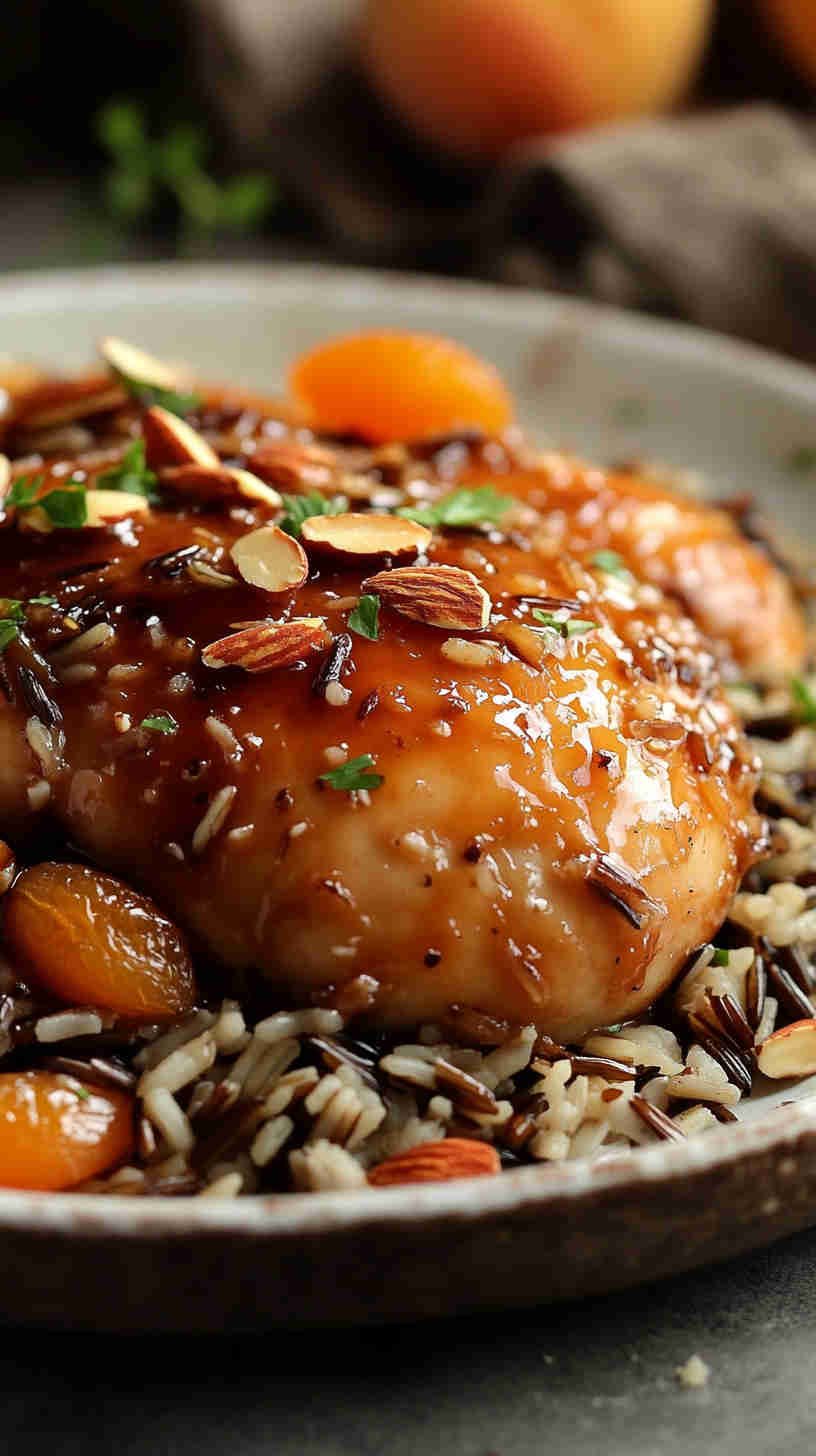 Tender Apricot Chicken with a Sweet Glaze