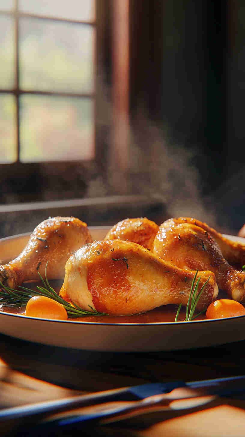 Tender Apricot Chicken with a Sweet Glaze